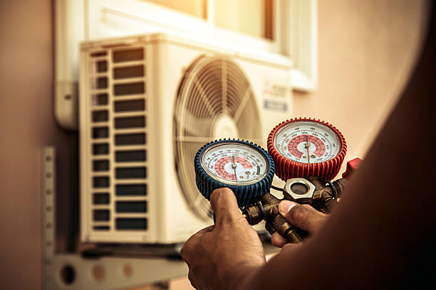 Professional Hvac Maintenance technician working in Wellington, KS